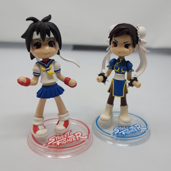 Street Fighter Capcom Video Game Figure Chun Li Sakura Pinky GSI Vance Project - Picture 9 of 11